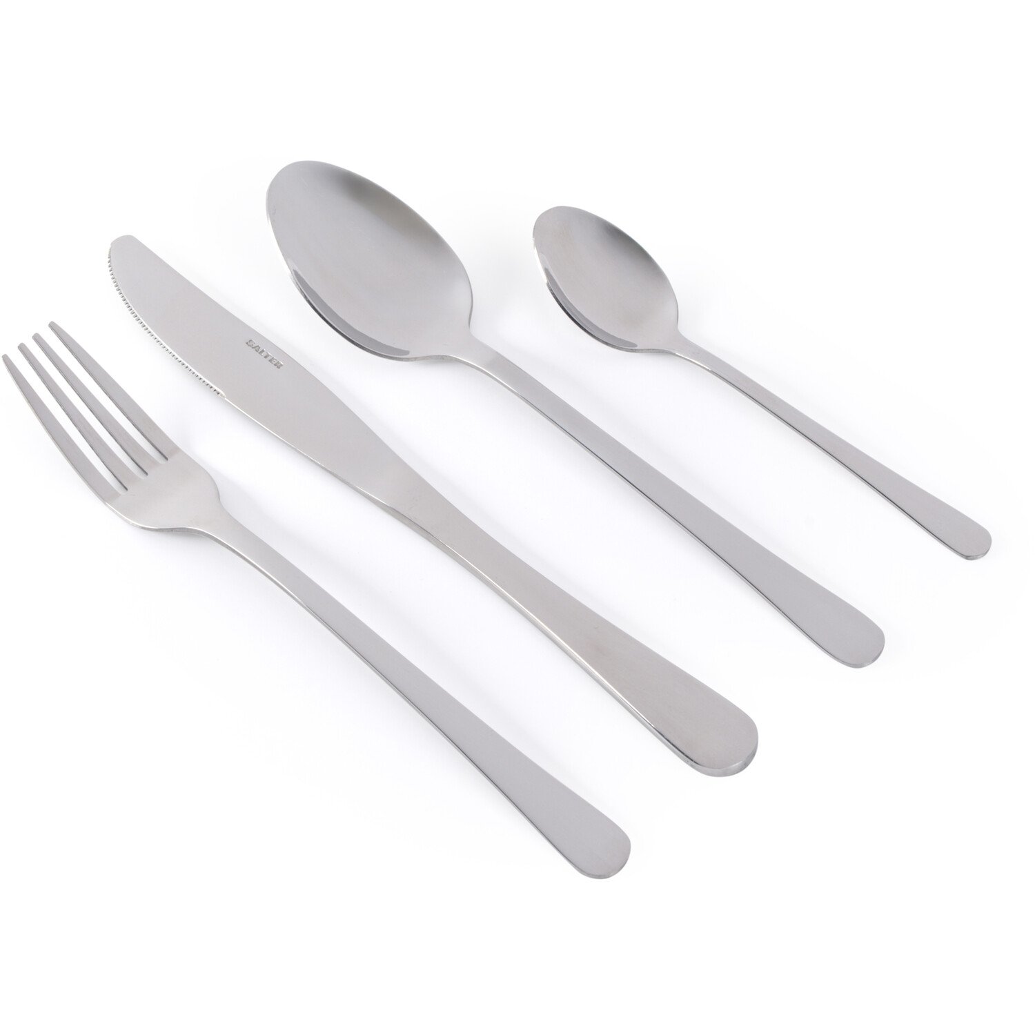 Salter Bakewell 24 Piece Cutlery Set - Silver Image 1