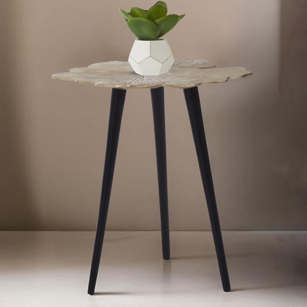 Premier Housewares Prato Ginkgo Small Side Table Image 1