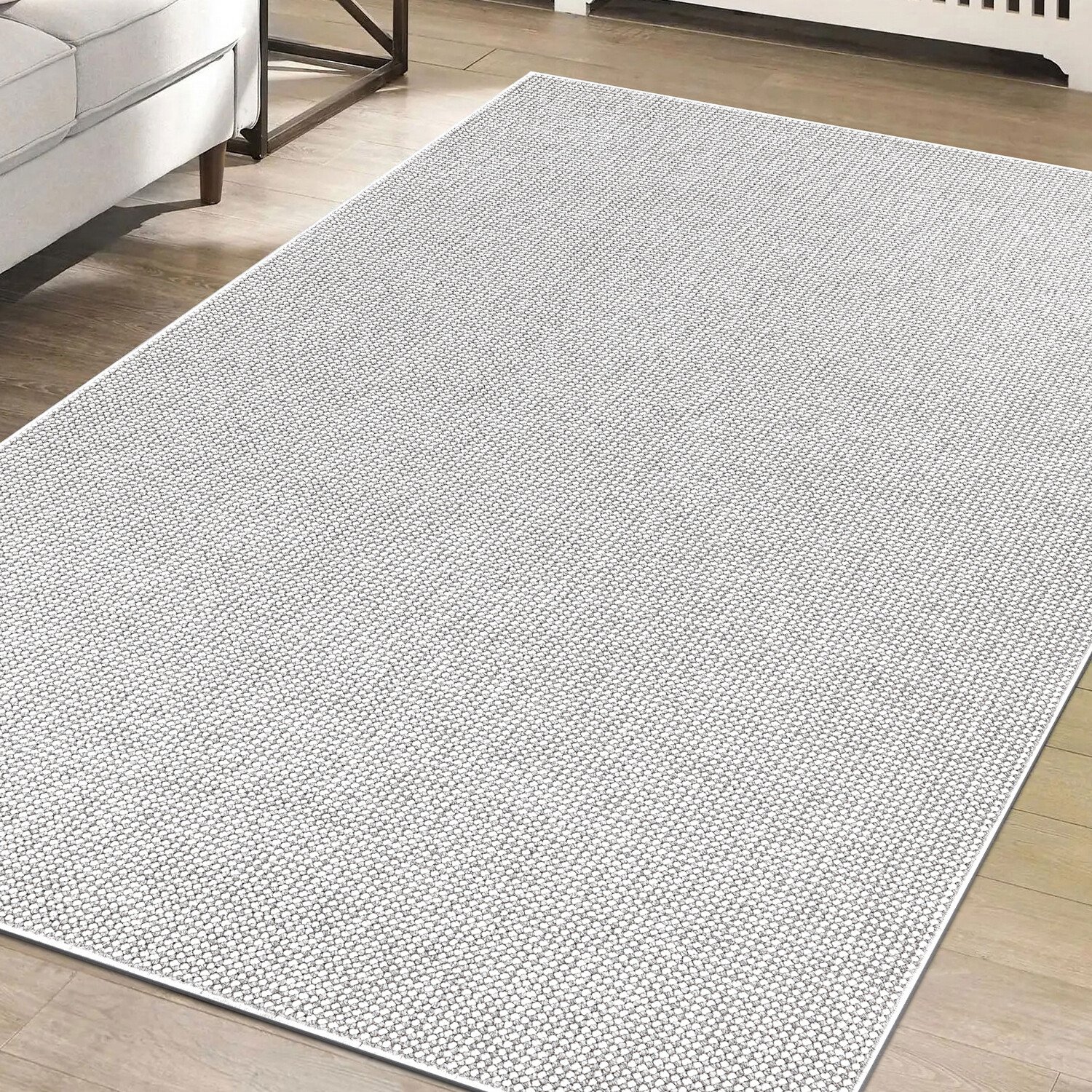 Azura Texture Rug - Silver / 120cm Image 2
