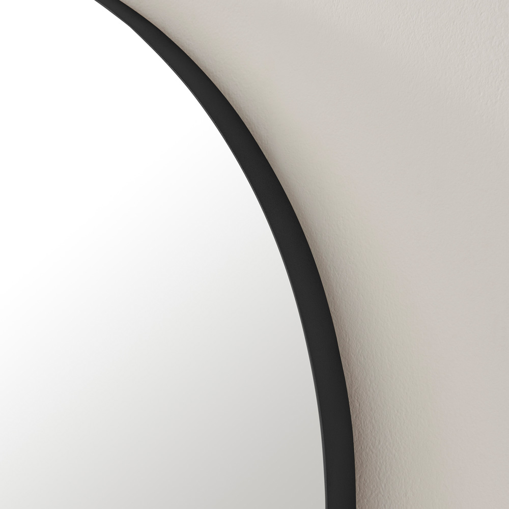 Furniturebox Odette Black Arch Full Length Wall Mirror 170 x 80cm Image 4