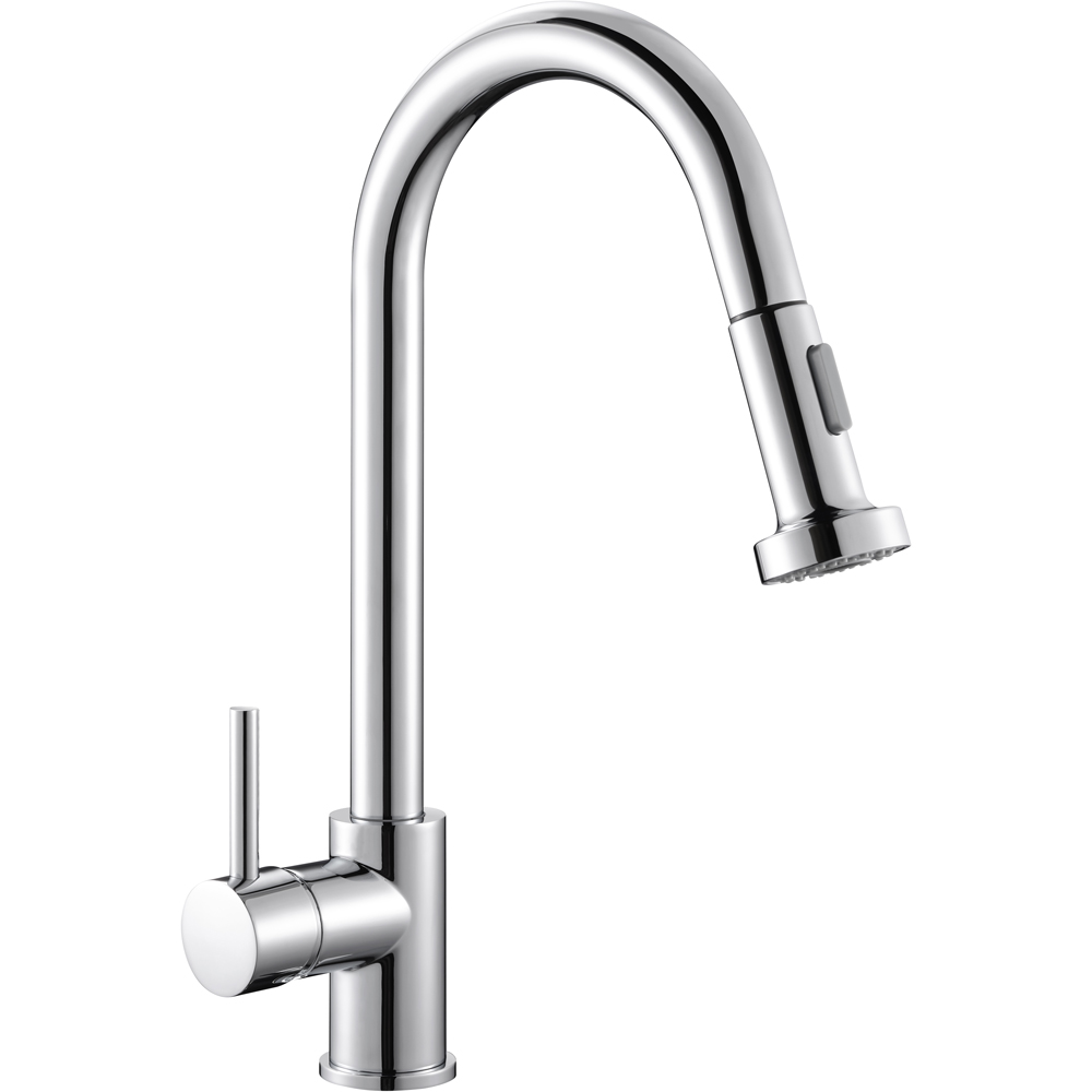 Reginox Marta CH Polished Chrome Single Lever Kitchen Tap Image 1