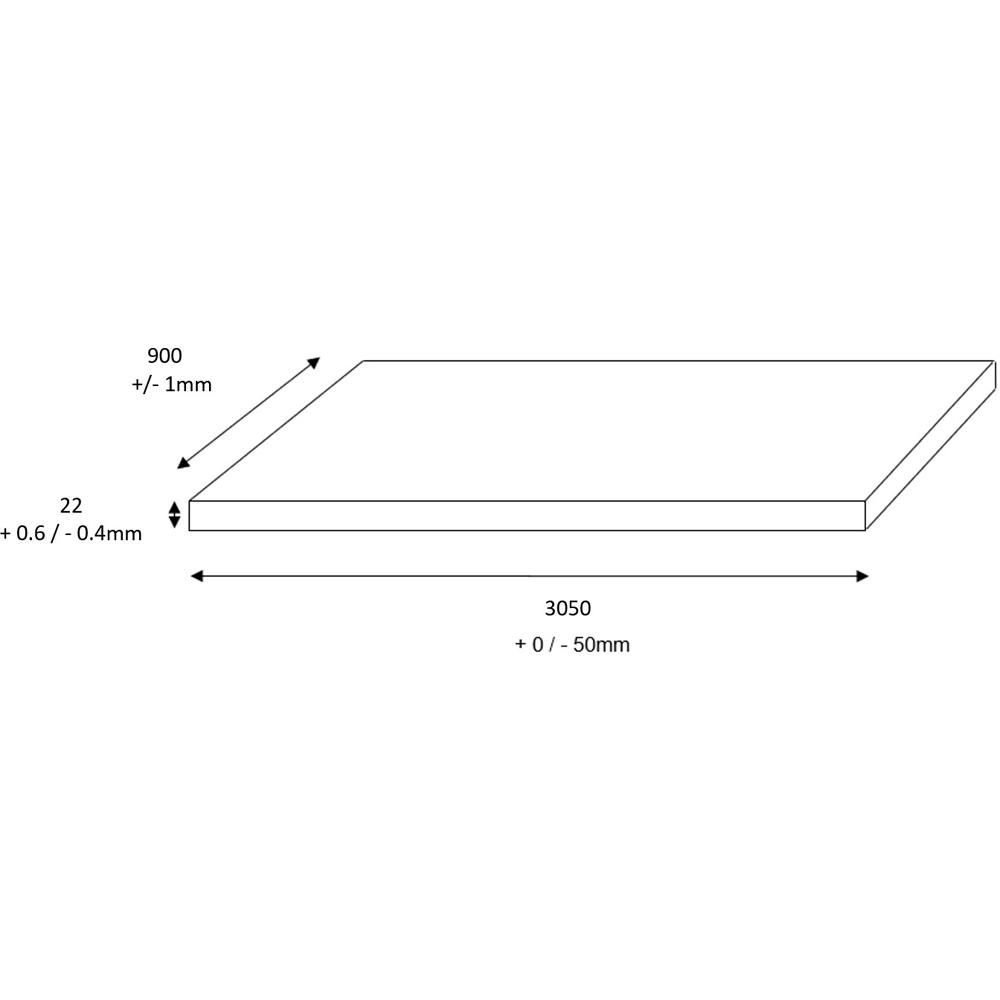 Wilsonart Brasilia Square Edge Breakfast Bar Worktop 22mm Image 8