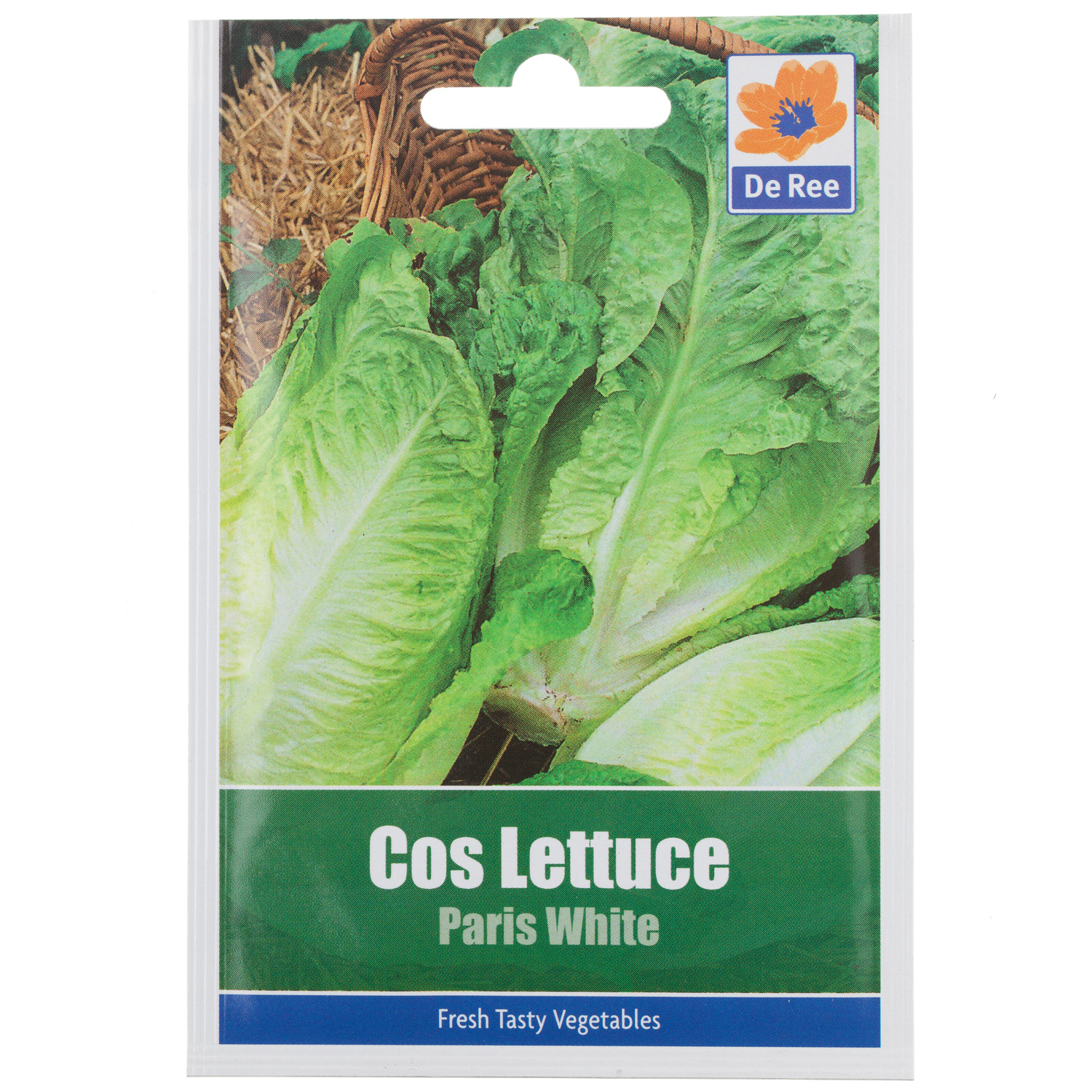 Cos Lettuce Paris White Seed Packet Image
