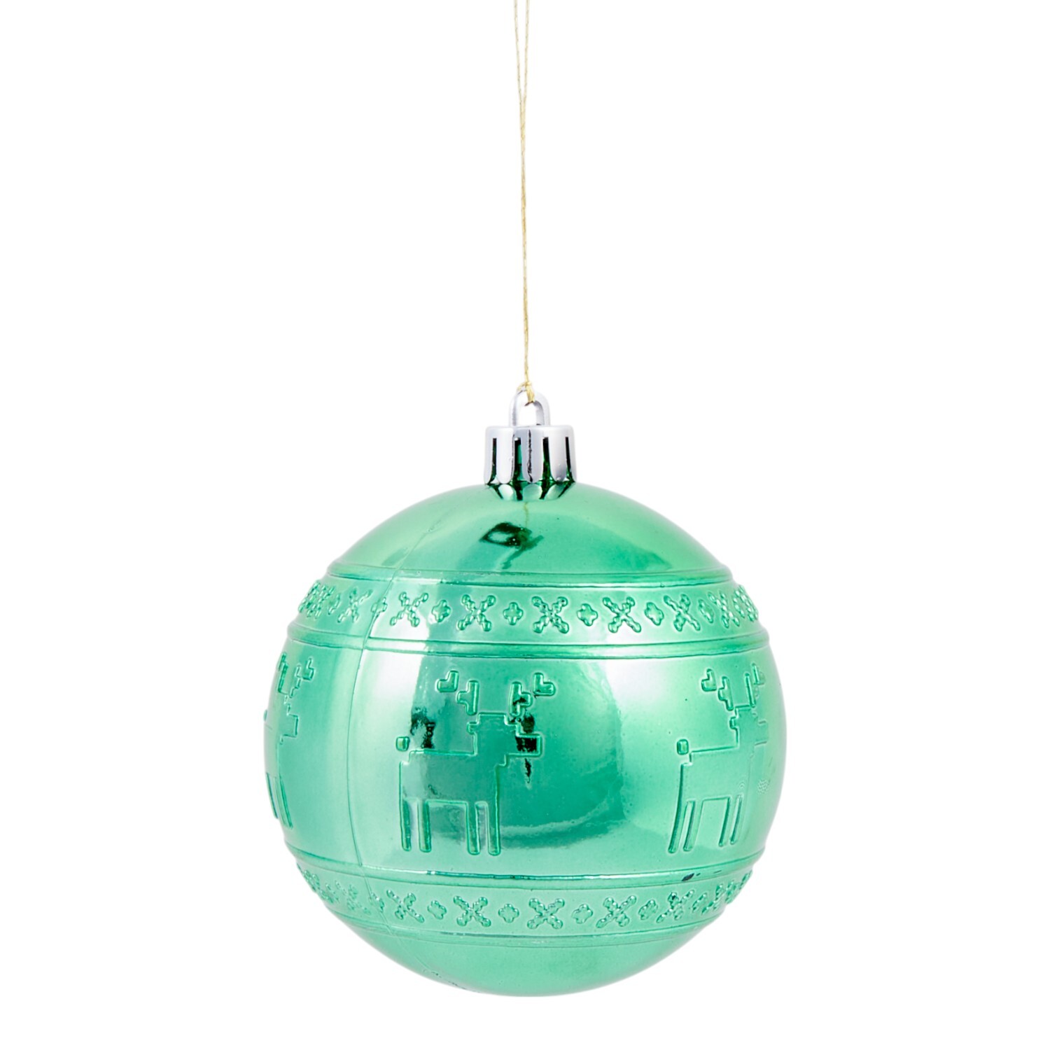 Pack of 16 Elf Candy Cane Baubles Green Image 6