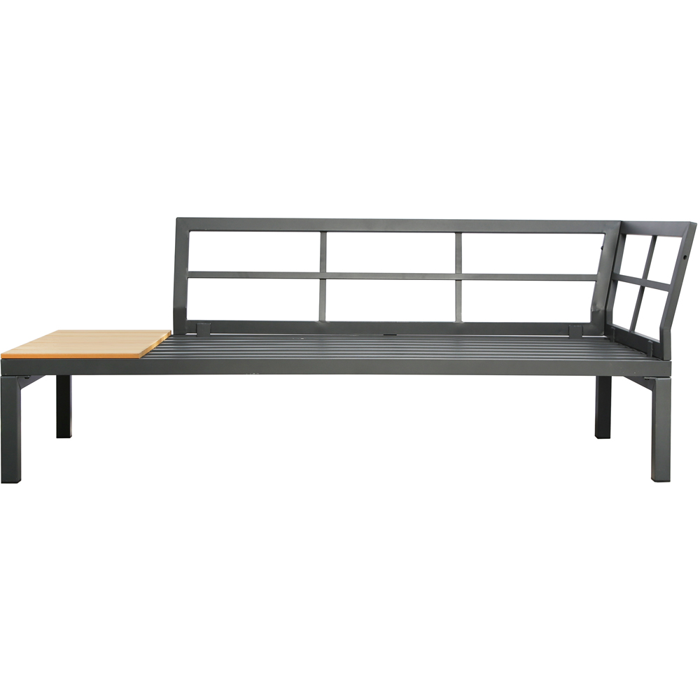 Home Garden Direct Rhea 4 Seater Corner Sofa with Coffee Table Grey Image 4