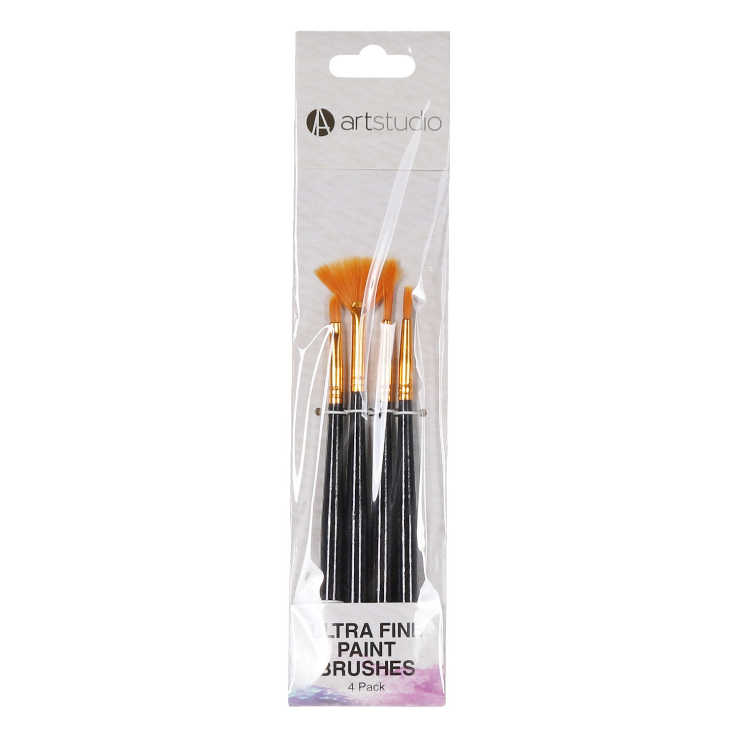 Pack of 4 Ultra Fine Paint Brushes Image