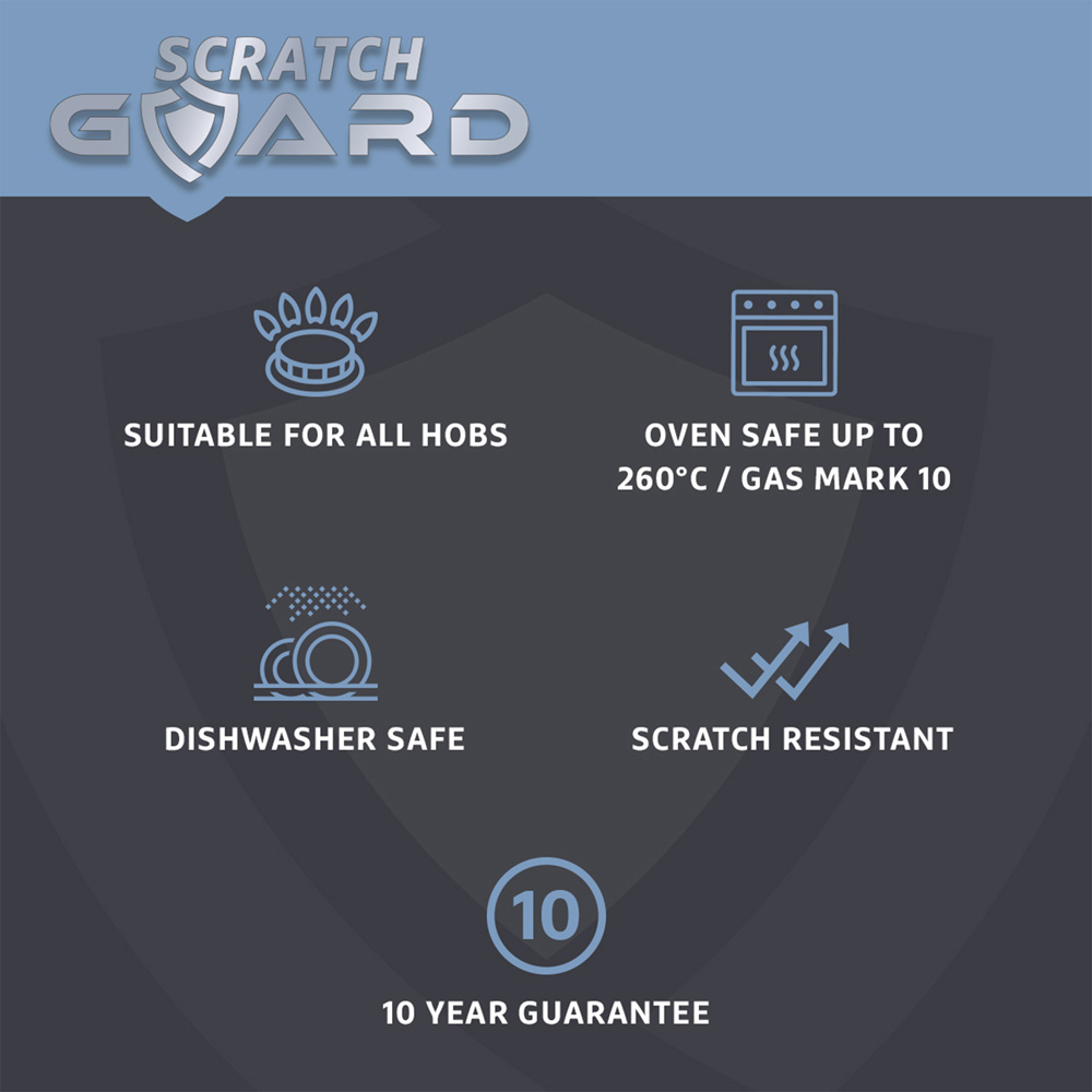 Prestige 3 Piece Scratch Guard Stainless Steel Saucepan Set Image 6