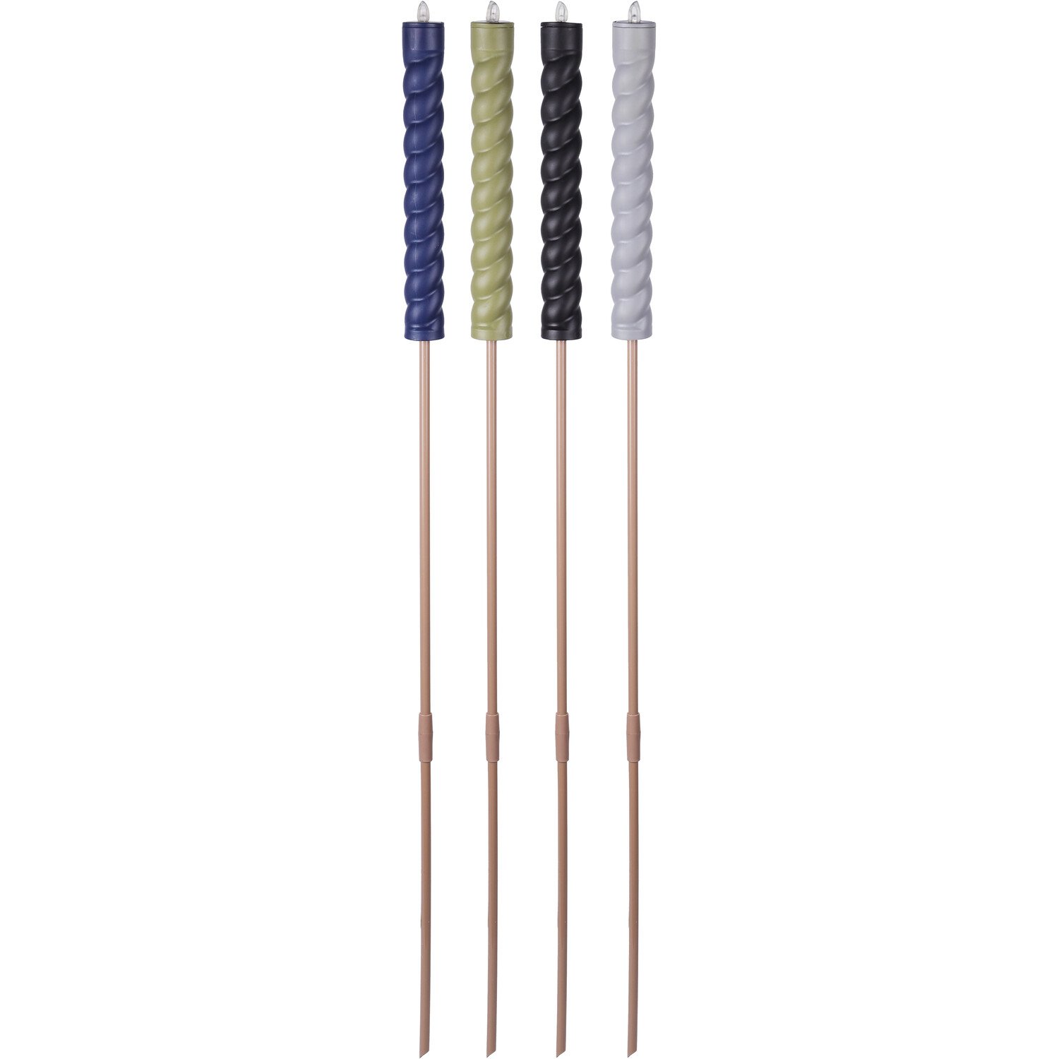 Solar Pillar Candle Effect Stake - Multicolour Image 3