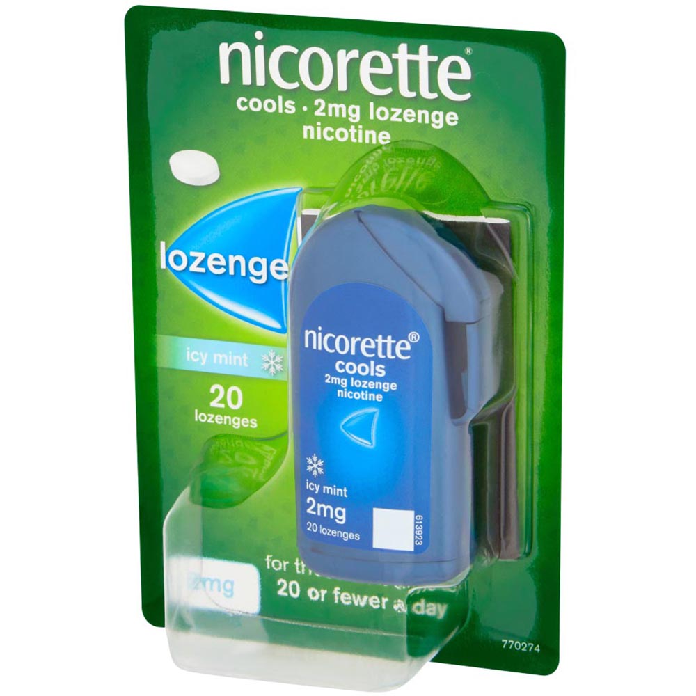 Nicorette Lozenge Mint 2mg 20's Image 5