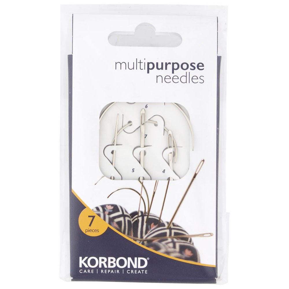 Korbond Multi Purpose Needles Assorted 7 pack Image 1