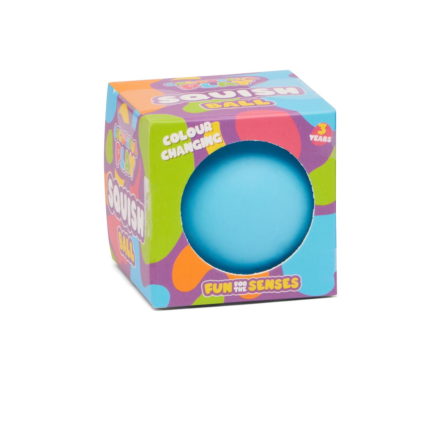 Single ToyMania Colour Changing Sensory Squish Ball in Assorted styles Image 6