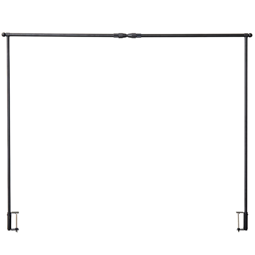 Samuel Alexander Black Metal Extendable Christmas Table Display Pole 130 to 195cm Image 1