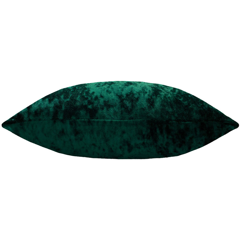 Paoletti Verona Emerald Crushed Velvet Cushion Image 2