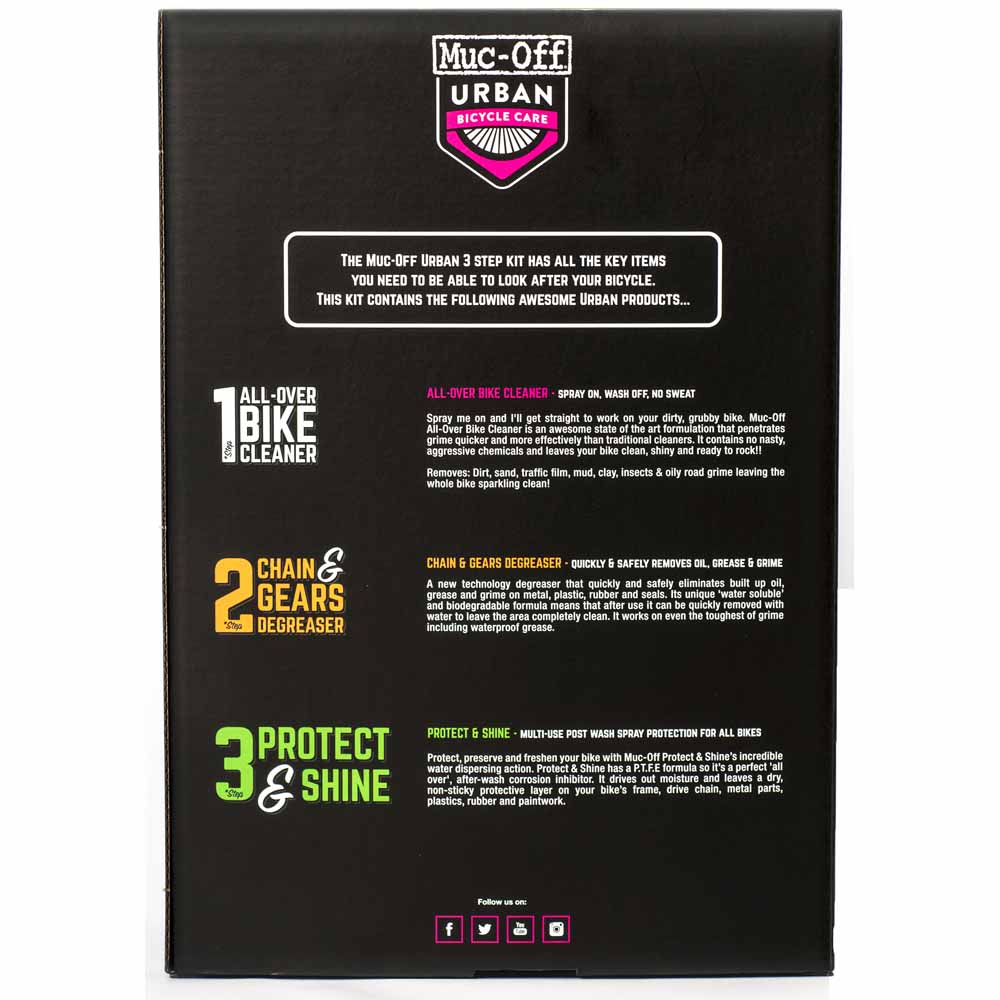 Muc-Off Urban Kit 123 Bike Cleaning Kit Image 3