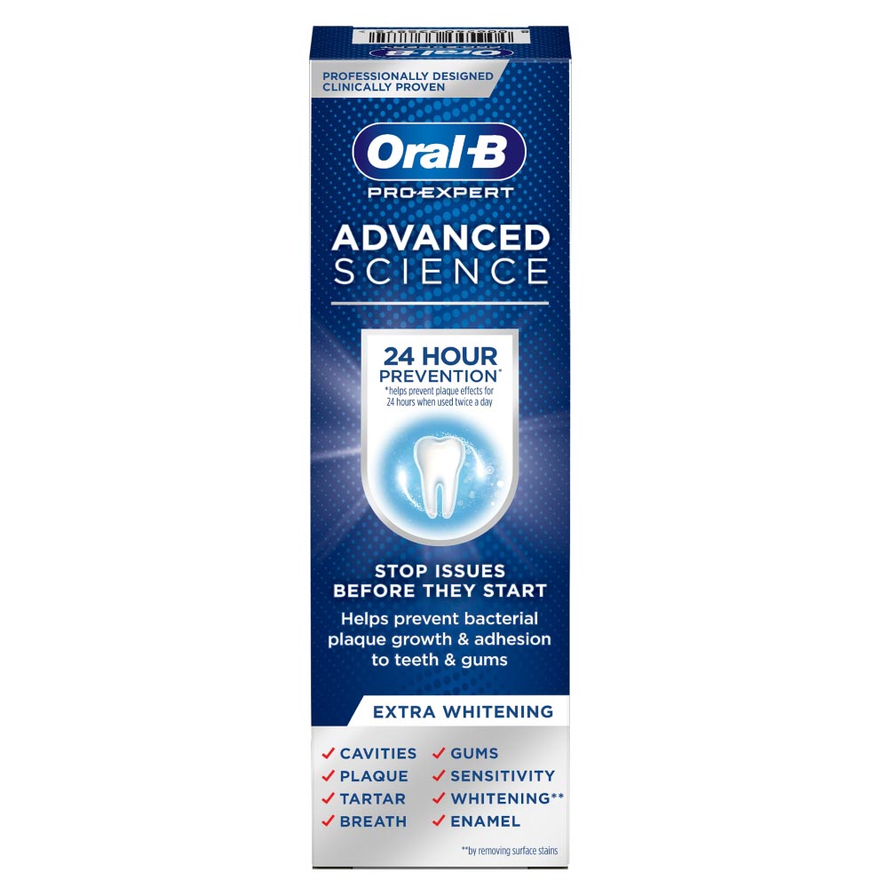 Oral-B Pro-Expert Advanced Science Extra White Toothpaste 75ml Image 8