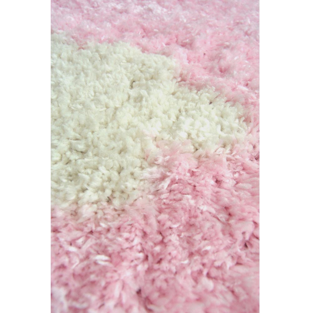 Homemaker Pink Snug Cloud Shaggy Rug 80 x 120cm Image 2