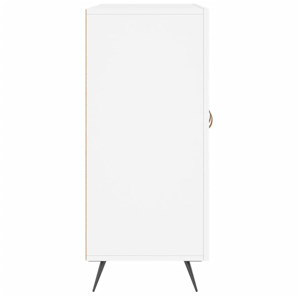 vidaXL 3 Door White Sideboard Image 7