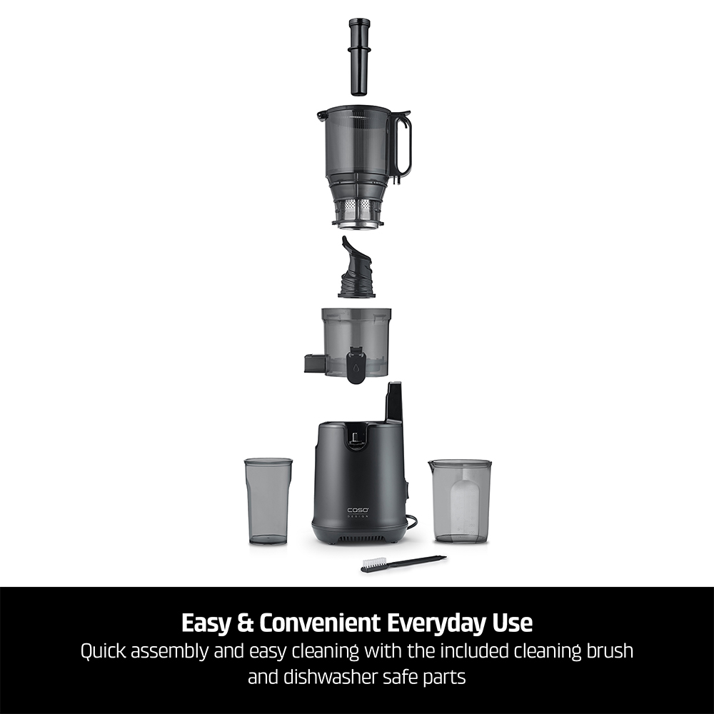 CASO Design JuiceFit Pro 3511 Black Slow Juicer Image 4