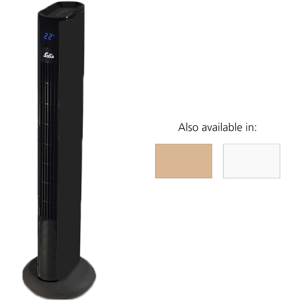 Solis Easy Breezy Matt Black Tower Fan 36 inch Image 7