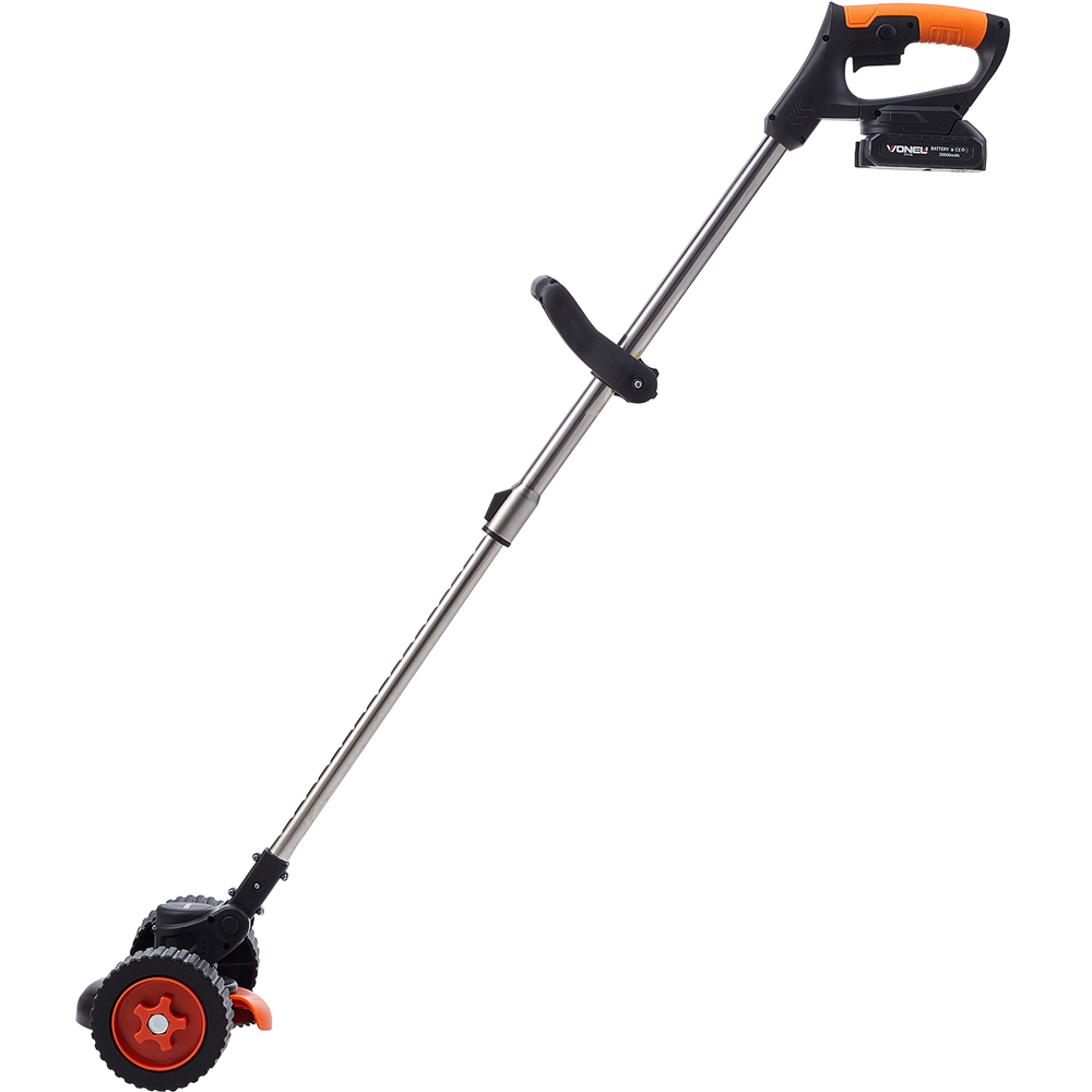 Living and Home ZX0017 Electric Cordless 20cm Lawn Mower with Battery and Charger Image 3