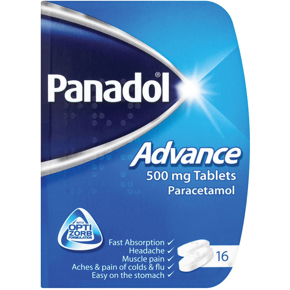 Panadol Advance Paracetamol Tablet 500mg 16 Pack Image