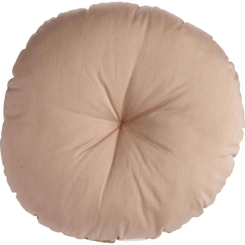 Wilko Round Pink Cushion Image 2