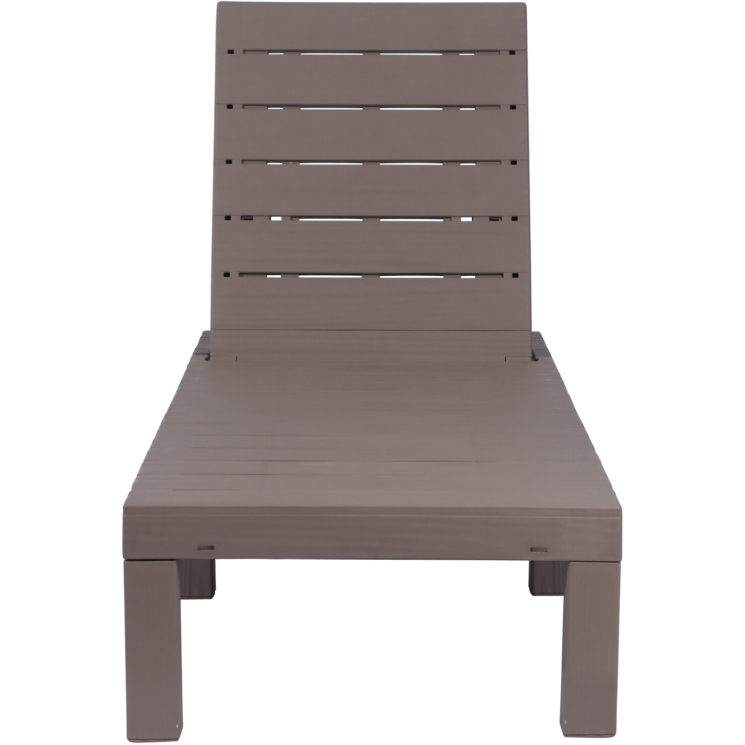 Orlando Sun Lounger Brown Image 3