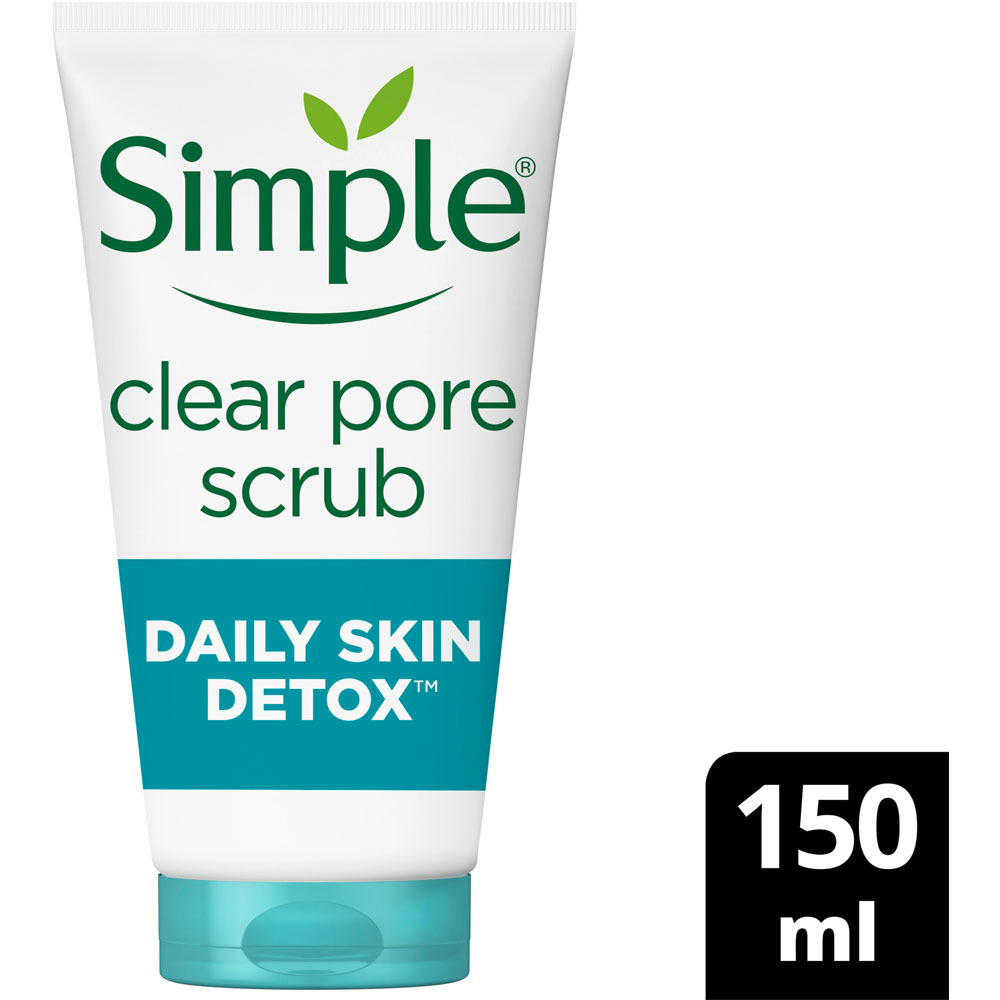 Simple Daily Detox Clear Pore Scrub 150ml Image 2