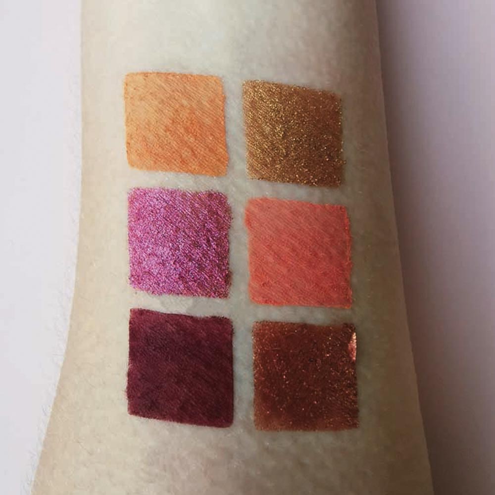 Body Collection Complete Eye Shadow Palette Red Sunset 6 Pan Image 2