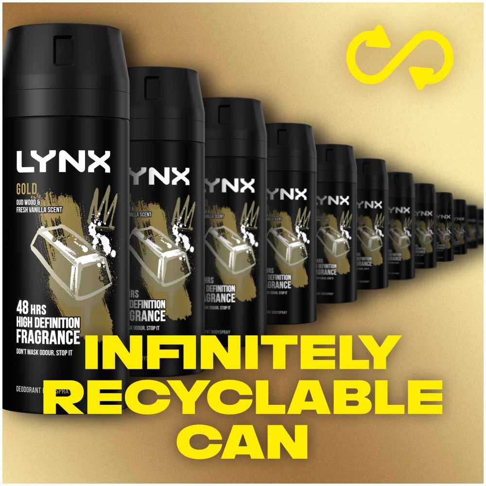 Lynx Gold Temptation Body Spray 150ml Image 5