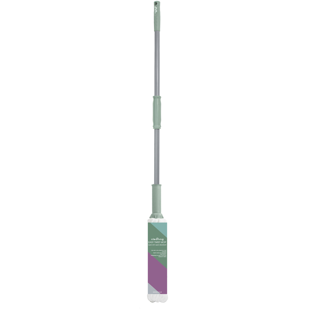 JVL Cleaning Grey Easy Twist Mop Image 4