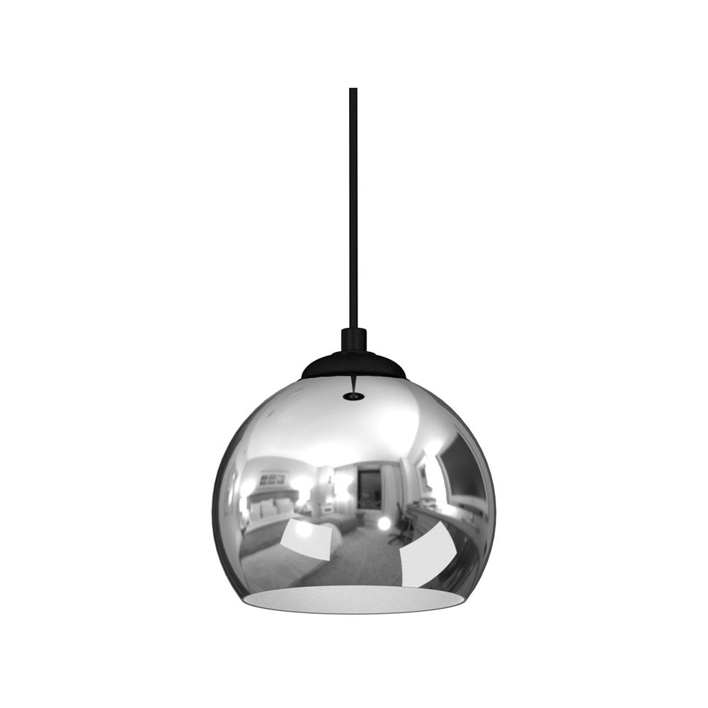 Milagro Toro Black and Chrome Pendant Lamp 230V Image 4