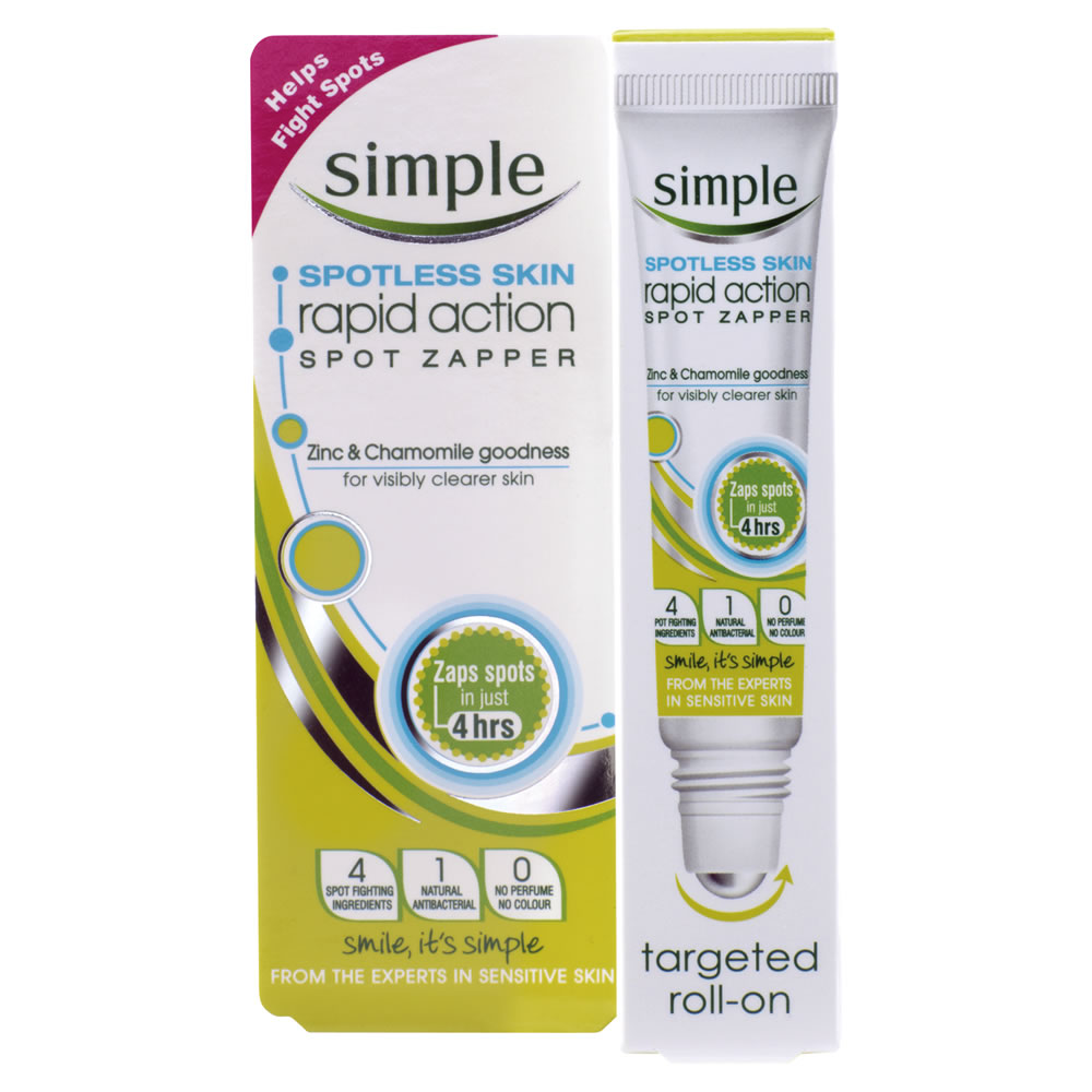 Simple Spotless Rapid Action Spot Zapper 15ml Image