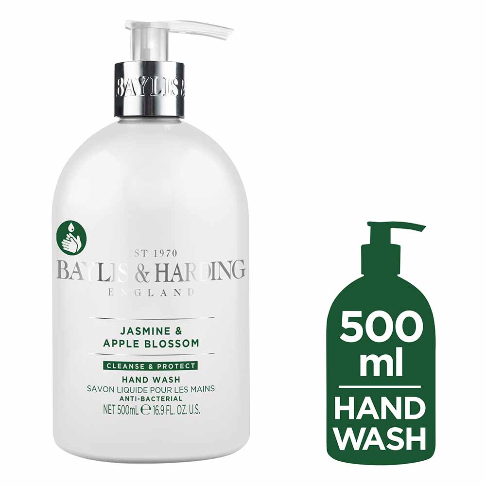Baylis & Harding Jasmine Anti-Bacterial Hand Wash 500ml  - wilko