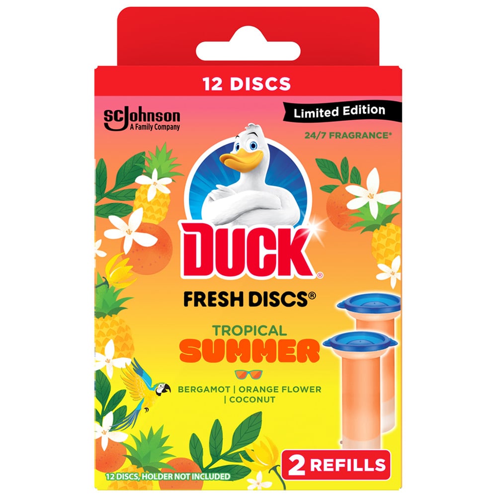 Duck First Kiss Flowers Fresh Disc Refill Image 1