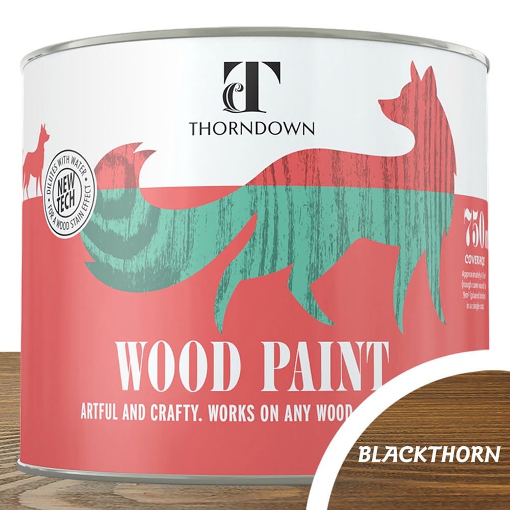 Thorndown Blackthorn Satin Wood Paint 750ml Image 4