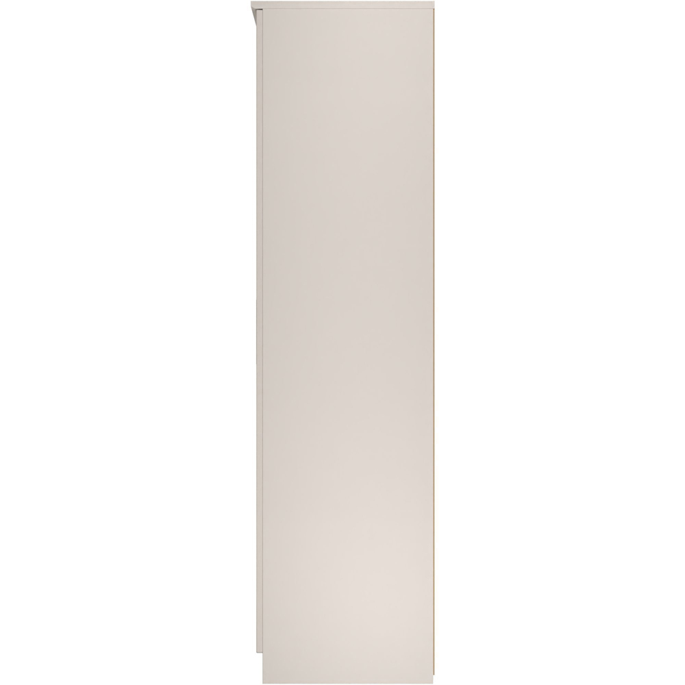 Crowndale Knightsbridge 4 Door Kashmir Gloss Tall Mirror Wardrobe Ready Assembled Image 7