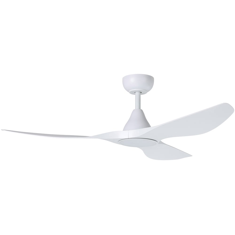 EGLO Portsea Matte White LED Ceiling Fan Image 1