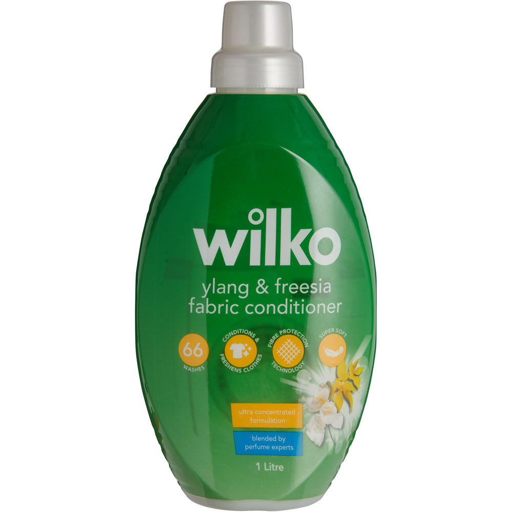 Wilko Exotic Ylang and Freesia Concentrated Fabric Conditioner 66 Washes 1L Image 1