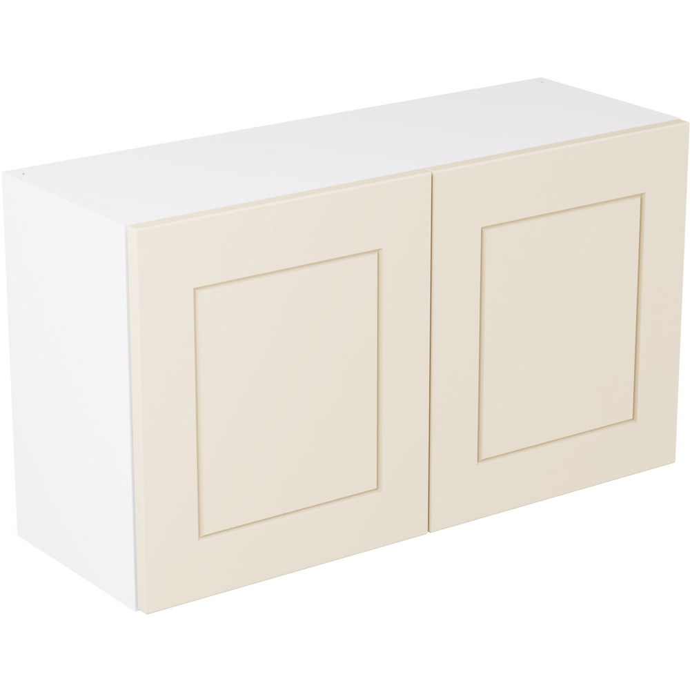 Kitchen Kit Shaker Matt Cashmere Double Extractor Wall Kitchen Cabinet Flatpack 800mm Image 1