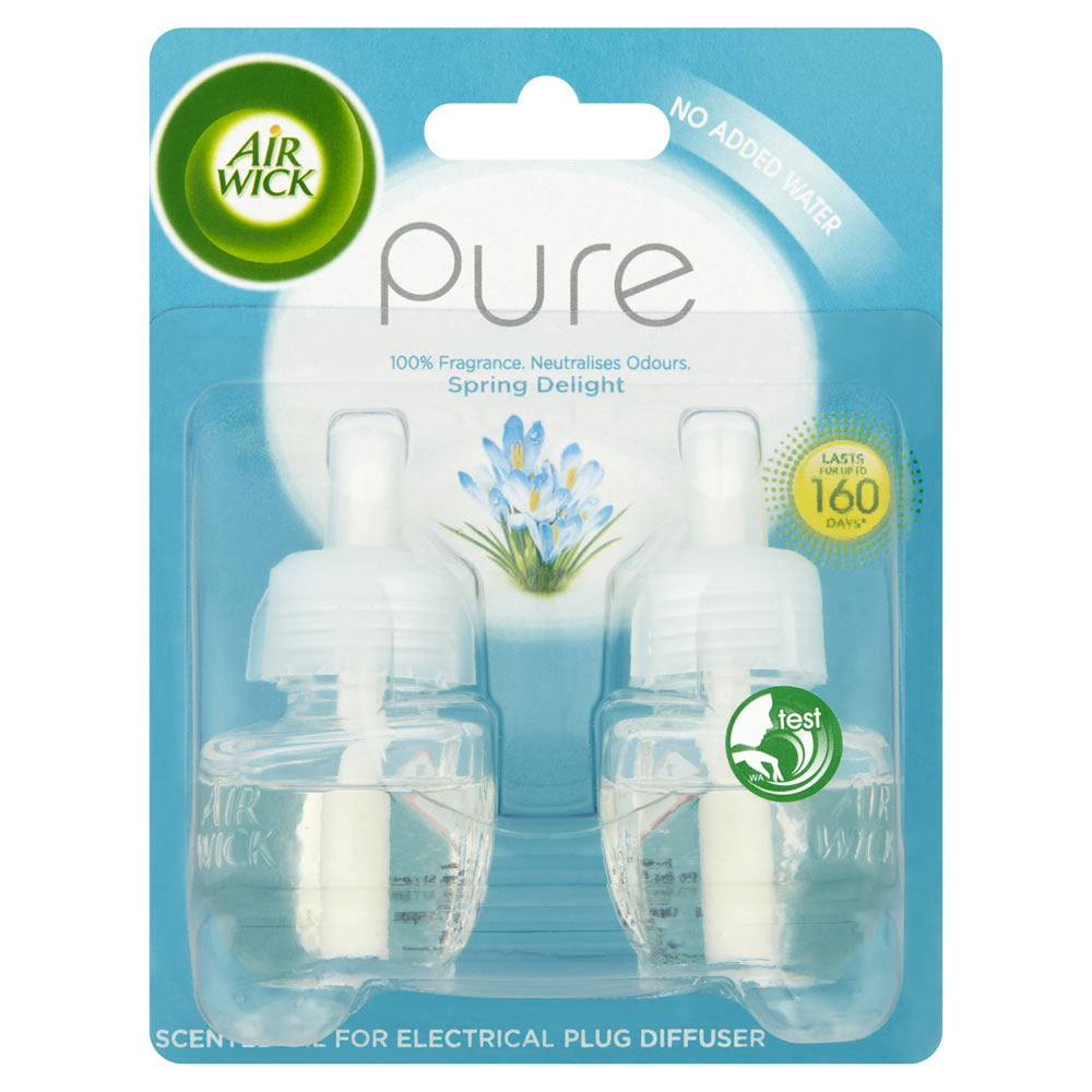Air Wick Pure Spring Delight Air Freshener Refill 2 x 19ml Image