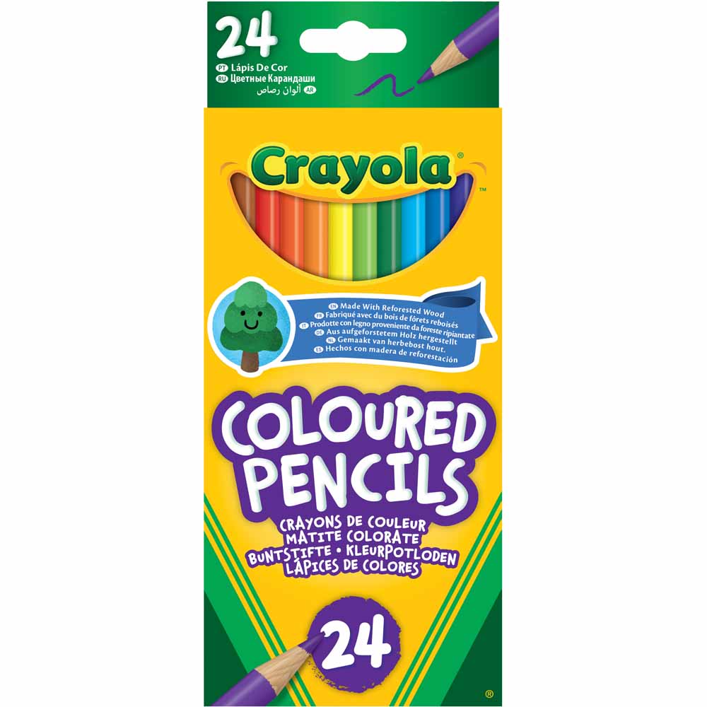 Crayola Colour Pencils 24 pack Image 1