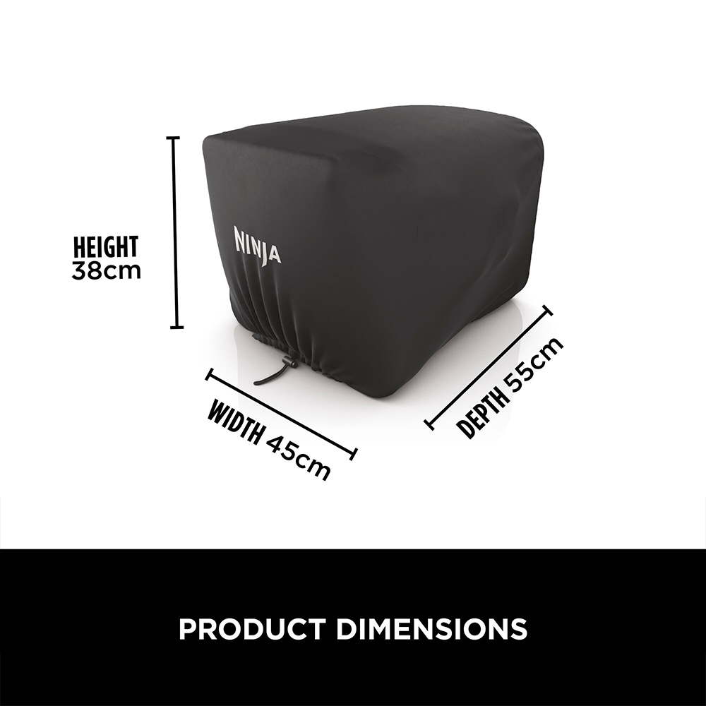 Ninja Woodfire Black Waterproof Outdoor Oven Cover Image 9