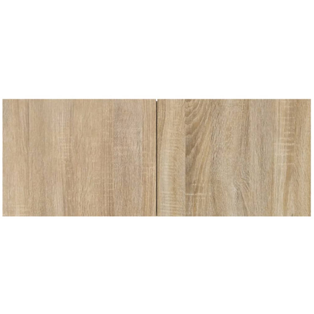 vidaXL 6 Piece Sonoma Oak Wall Mounted TV Cabinet Set Image 5