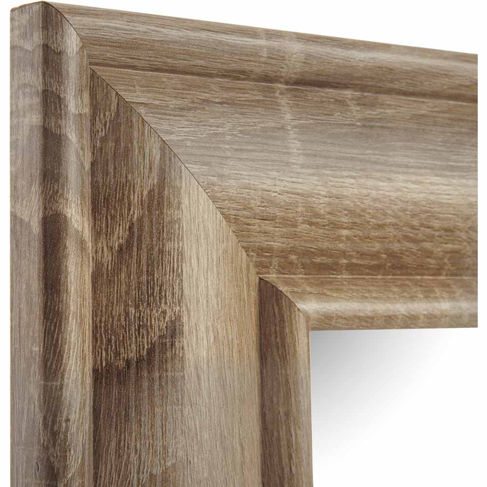 Wilko Oak Effect Large Mirror Wilko