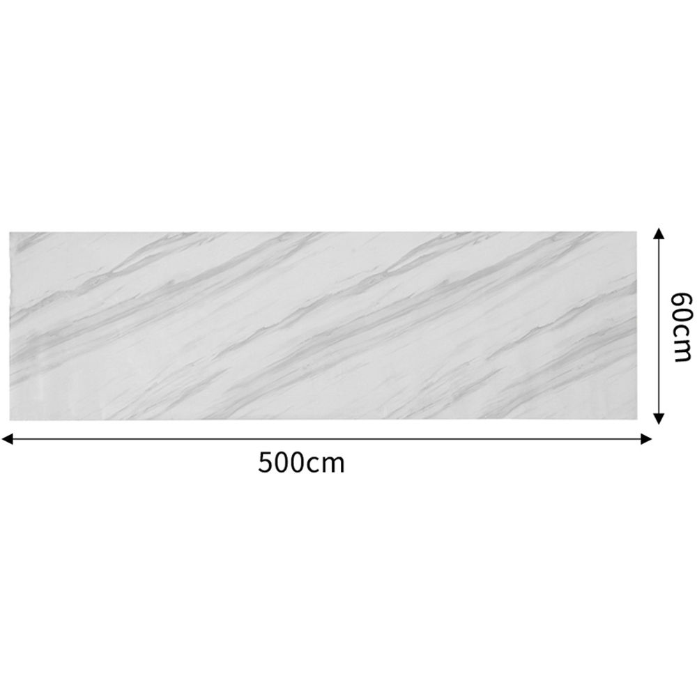 Living and Home Marble Effect White and Grey Self-Adhesive Wallpaper Image 7