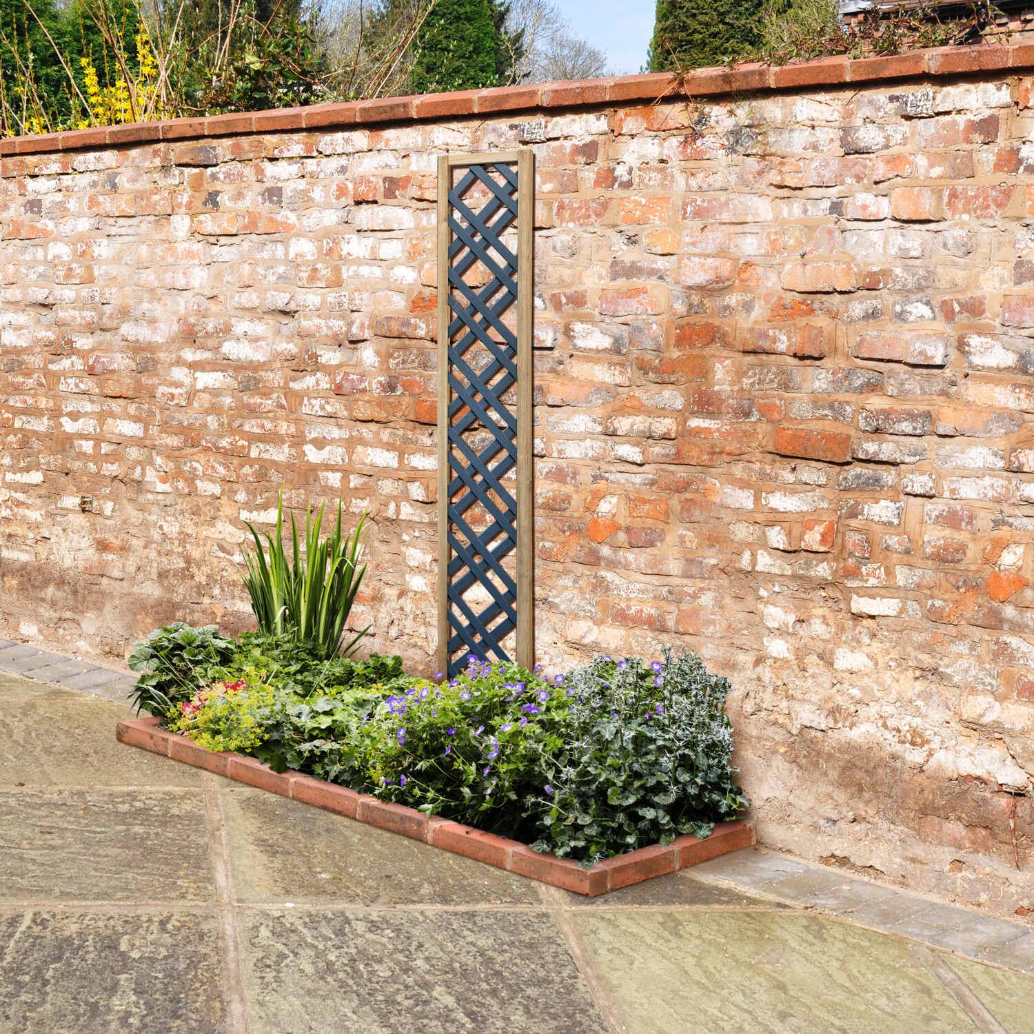 Grey Insert Lattice - Grey / 30cm Image