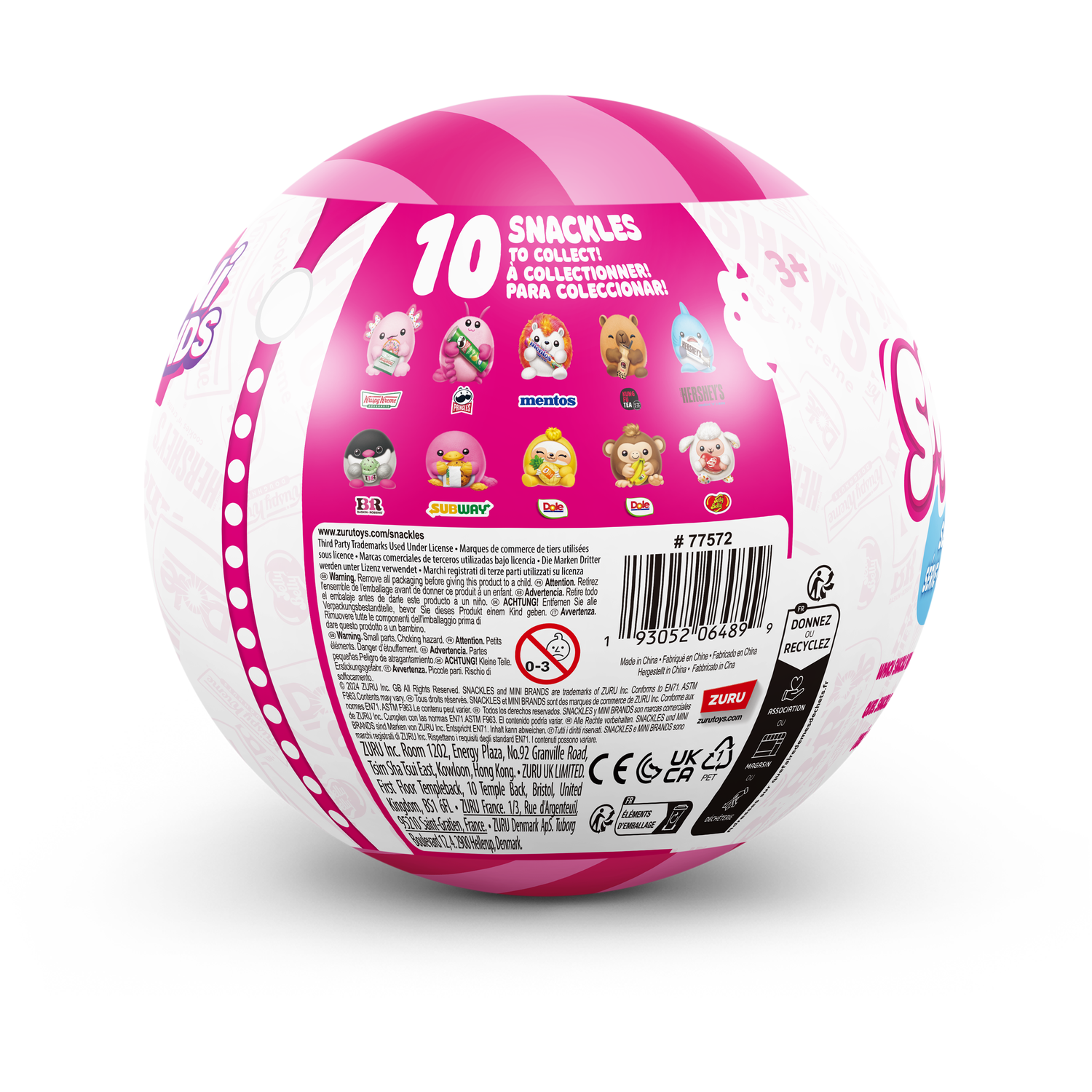 Snackles Series 2 Small Squeezable Plush - Multicolour Image 9