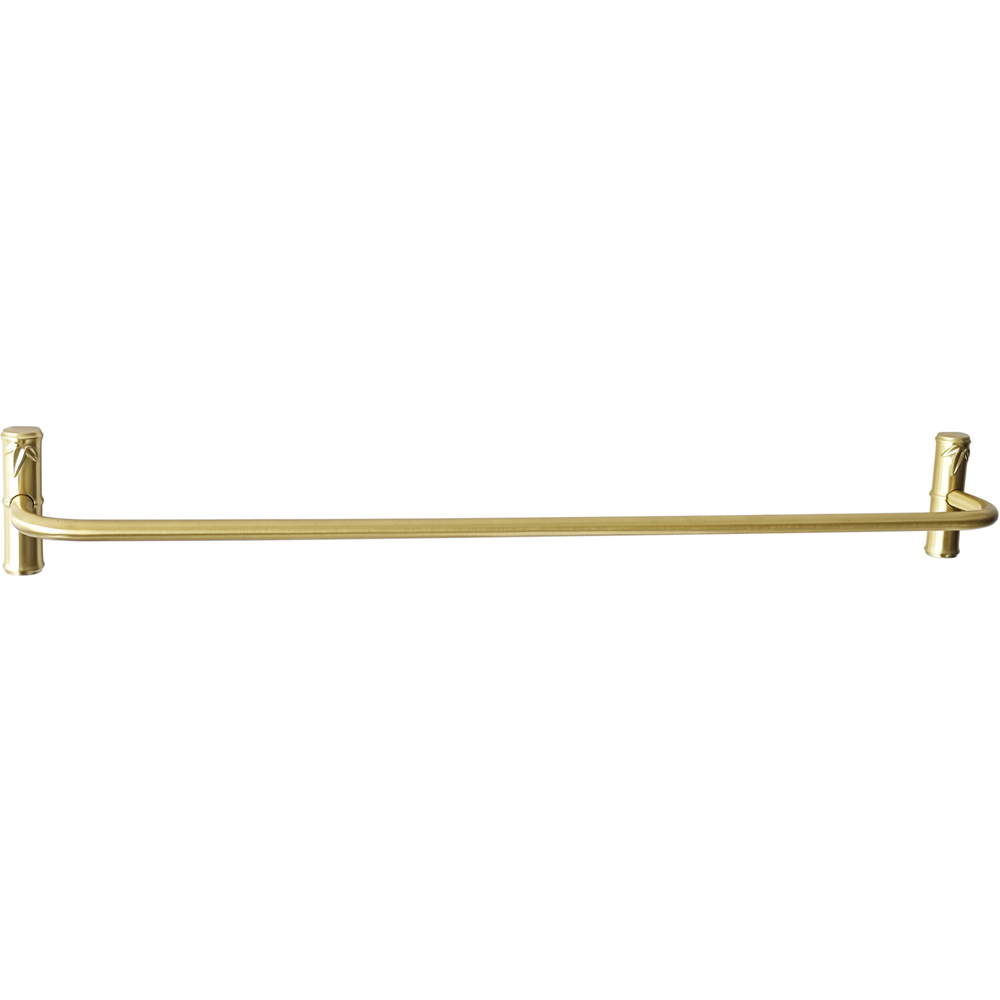 Bamboo Towel Rail Gold Image 1