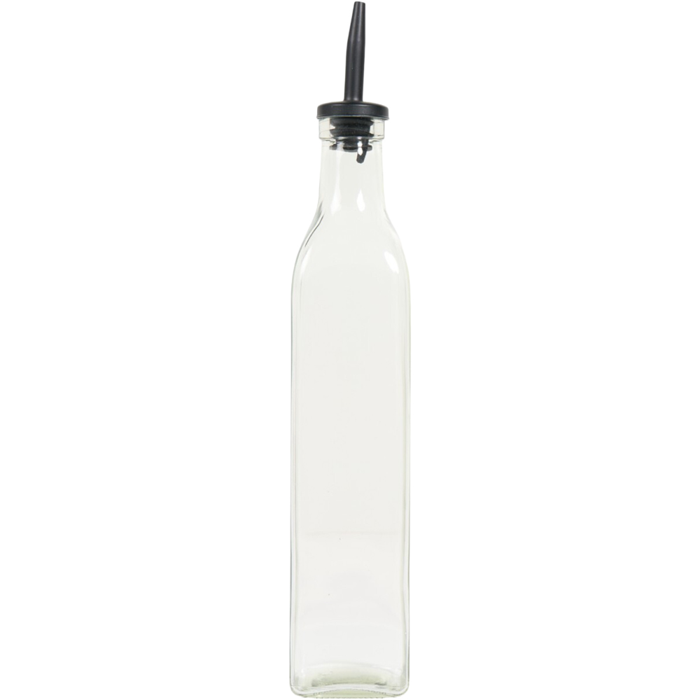 Glass Oil Dispenser Bottle Clear Image 1